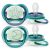 Philips AVENT SCF376/13  Ultra air Nighttime játszócumi 6-18 hó  - fiús mintás 