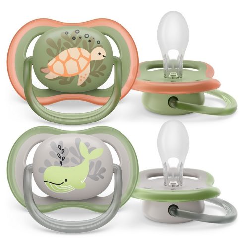 Philips AVENT SCF085/31 Ultra air játszócumi 6-18hó mintás fiús, 2 db