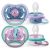 Philips AVENT SCF085/61 Ultra air játszócumi 6-18hó lányos mintás, 2 db