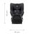   Britax Römer Dualfix M Plus 360°-ban forgatható autósülés 61-105 cm - Night Blue
