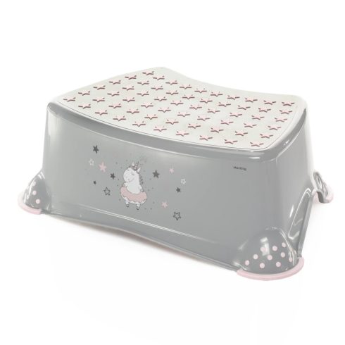 Zopa fellépő csúszásgátlós 80kg-ig - Unicorn Grey/Pink