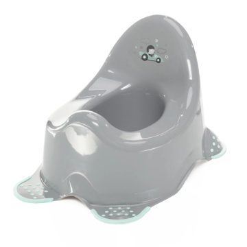 Zopa csúszásgátlós bili - Racer Grey/Mint