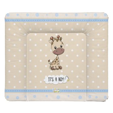   Babastar puha pelenkázó lap 85*75 cm - It's a boy ! zsiráf bézs