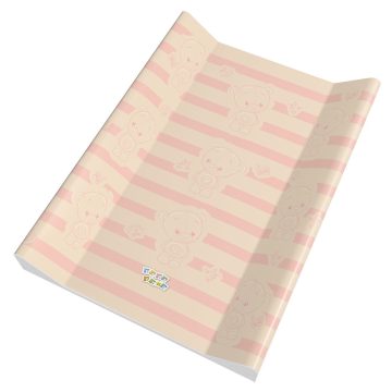  Babastar merev pelenkázó lap 50*70 cm - Rózsaszín apró maci + pillangó