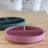   P&M Szilikon osztott tányér, kerek Take&Match Dusty Rose 6m+