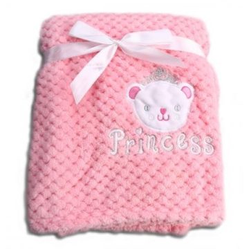   Cangaroo Freya wellsoft takaró 110x80 cm - Princess rózsaszín 