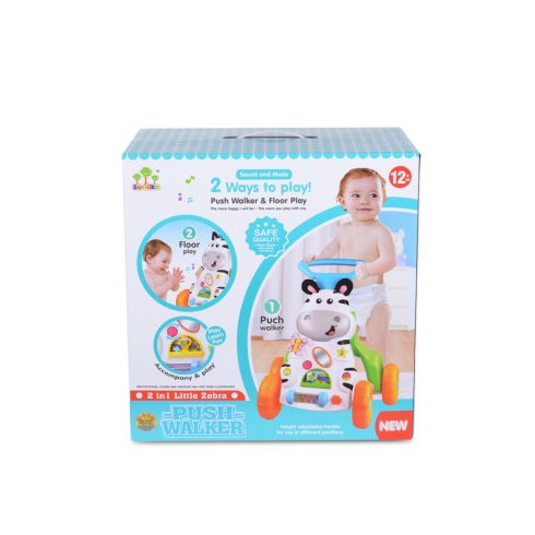 Moni  Push Walkr 2in1 járássegítő  Little Zebra