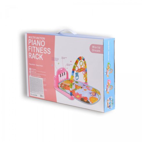 Moni FITNESS Játszószőnyeg - rózsaszín