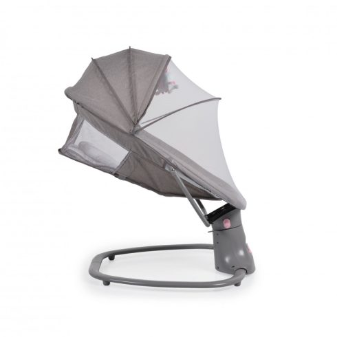 Cangaroo Axel 2 in1 elektromos hinta és pihenőszék - szürke/rózsaszín 