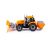 Polesie Toys hókotró/sószóró traktor Progress - Sárga