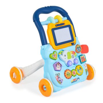 Moni Music Walker járássegítő elefántos kék