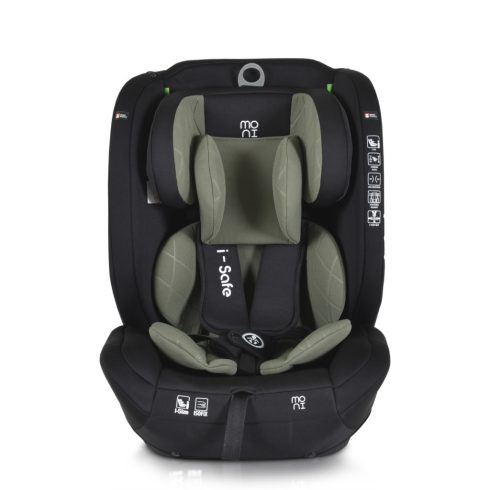 Moni I-safe biztonsági autósülés I-Size 76-150cm - zöld