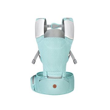   Cangaroo MISTRAL bébi hordozó 3 pozíciós, ergonomikus, hálós Türkiz