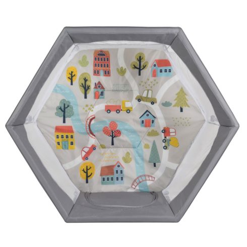 Cangaroo Playbox
hatszögletű utazójáróka - szürke