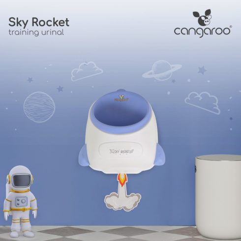 Cangaroo Rocket kisfiú tanuló piszoár - Kék
