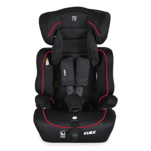 Moni Flex biztonsági autósülés 76-150cm - Fekete/piros