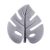 Zopa Szilikon rágóka Leaf - Dove Grey