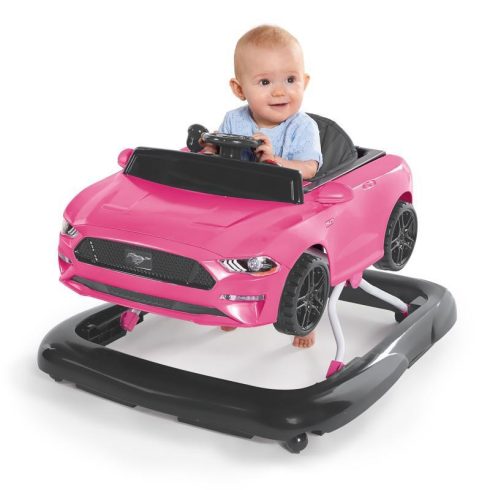 BRIGHT STARTS Bébikomp 3in1 Ford Mustang Pink 6hó+, 12 kg-ig
