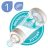   Chicco Perfect5 biofunkcionális cumisüveg 150 ml lassú folyású 0h + bézs 