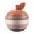 Zopa Apple Szilikon játék - Multicolor