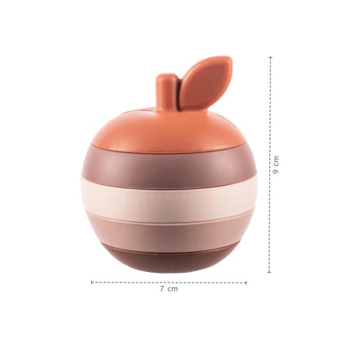 Zopa Apple Szilikon játék - Multicolor