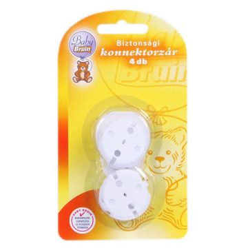 Baby Bruin Biztonsági konnektorvédő, konnektorzár 4 db