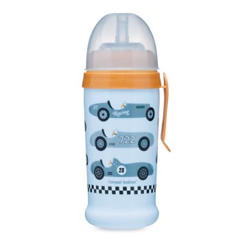   Canpol Sport itatópohár cseppmentes szívószállal 350 ml 12h+ Racing-klón