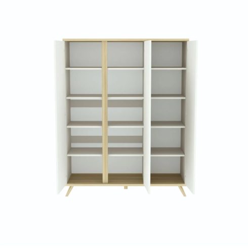 Faktum Sienna White 2/3 osztású szekrényhez polccsomag (3 db)