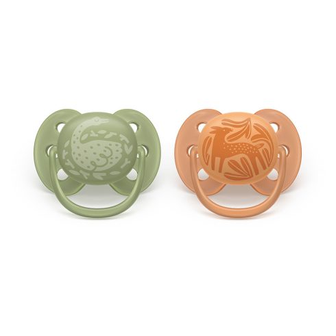 Philips AVENT SCF093/06 Játszócumi Ultrasoft Premium neutral 18+hó mintás 2 db