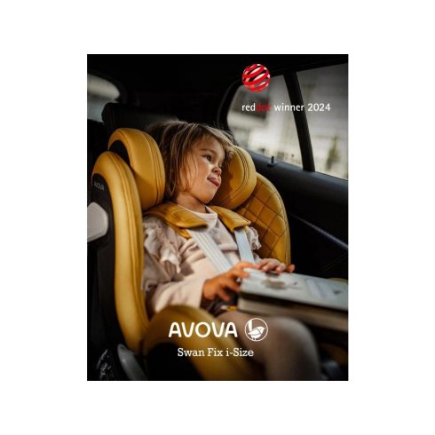 AVOVA Swan-fix i-Size gyerekülés 40-125 cm - Sky Grey 