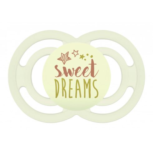 MAM Perfect Night 6+ hó szilikon nyugtató cumi - fehér Sweet DREAMS