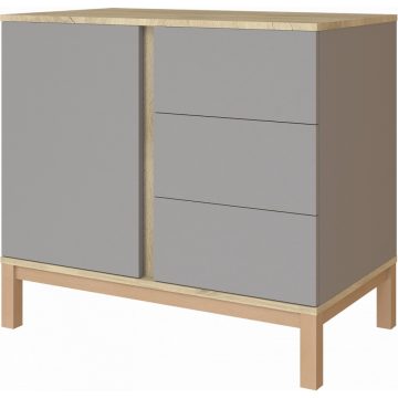 Faktum Loop Grey & Oak Komód
