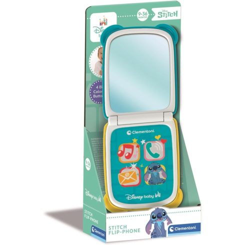 Clementoni Disney Stitch mintás játéktelefon 9+ hó