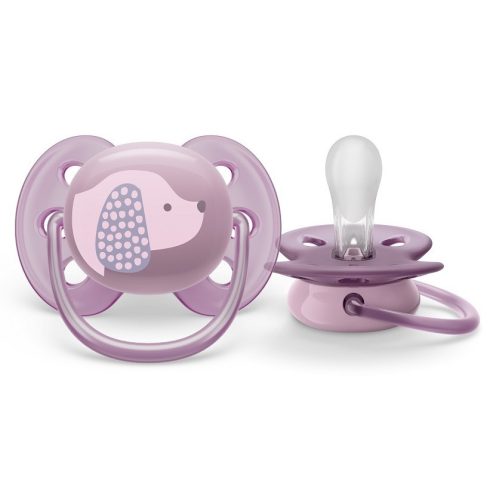 Philips AVENT SCF092/05 Ultrasoft Premium játszócumi 6-18 hó lila, 1 db