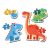 Clementoni Dinoszauruszok 4 az 1-ben bébi puzzle 2-3-4-5db-os
