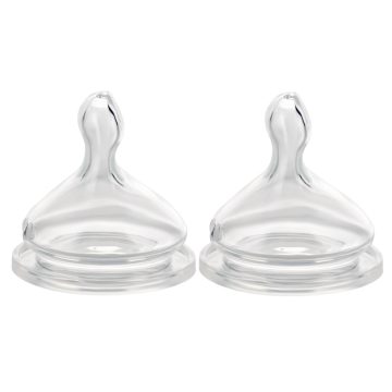   Baby-Nova Szilikon etetőcumi széles nyakú palackokhoz közepes 0-24 hó 2 db M