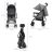 Kinderkraft TIK sport babakocsi - stone grey