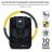   Kinderkraft Safety Fix 2 I-Size biztonsági autósülés  76-150cm - black