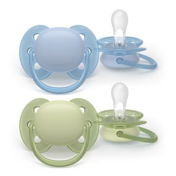   Philips AVENT SCF091/37 Játszócumi Ultrasoft Premium 0-6hó fiús 2 db