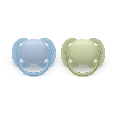 Philips AVENT SCF091/37 Játszócumi Ultrasoft Premium 0-6hó fiús 2 db