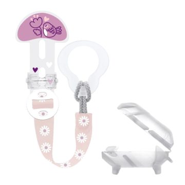 Mam Clip-it Cover cumitartó csipesz - rózsaszín madár 