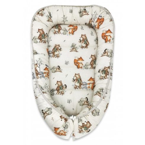 Baby Shop babafészek 55x75 cm - Róka és barátai 