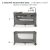 Kinderkraft JOY 2 multifunkciós utazóágy - Dark grey 