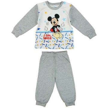 Disney Mickey fiú pizsama szürke (104)