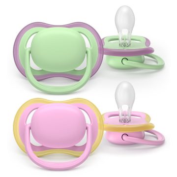   Philips AVENT SCF087/12 Játszócumi Ultra air rózsaszín/zöld 6-18hó lányos 2db