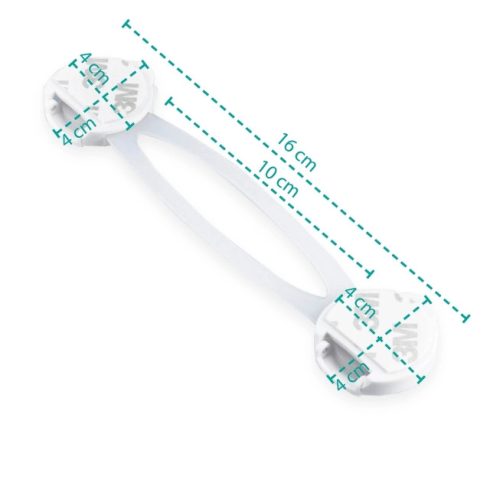 Zopa univerzális rugalmas szekrényzár - 2db
