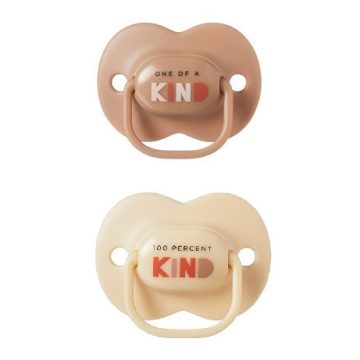   Tommee Tippee Anytime 2 db-os játszócumi 18-36 m - barna/ekrü