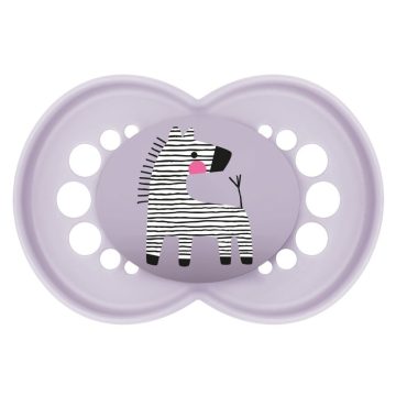 MAM Original 16+ szilikon nyugtató cumi - lila zebra
