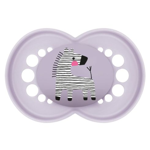 MAM Original 16+ szilikon nyugtató cumi - lila zebra