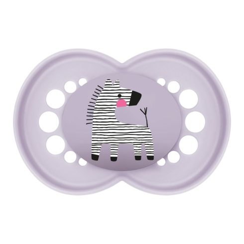 MAM Original 16+ szilikon nyugtató cumi - lila zebra